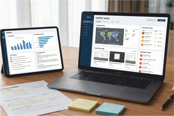 UX audit and usability testing